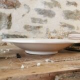 Digoin Sarreguemines pink round dish 24 cm