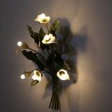 Light wall lamp with Arums / Callas.