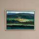 Huile sur toile originale – « Paysage » par Sune Blomqvist – Signé