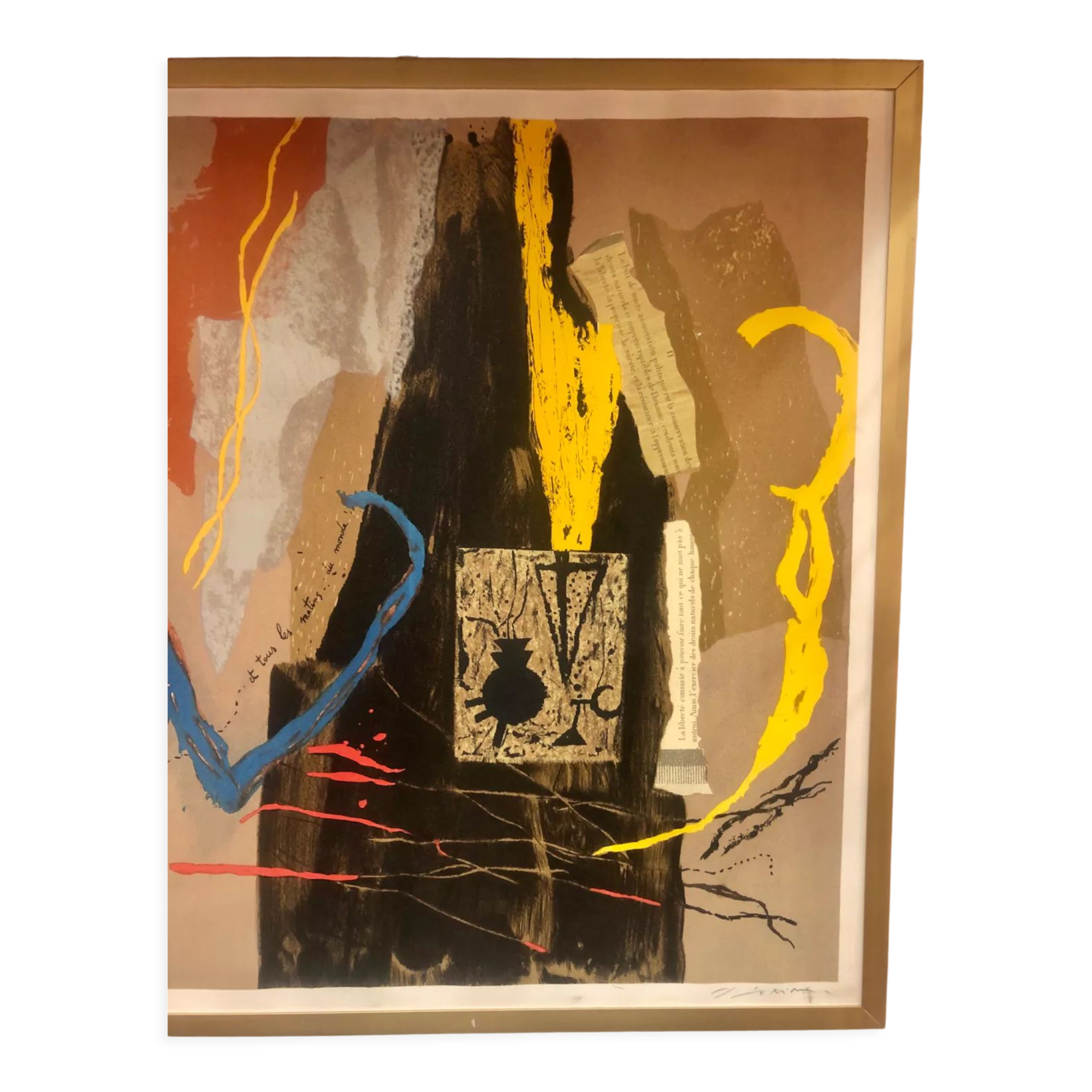 Lithograph Richard Texier