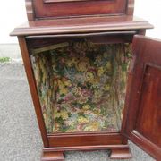 English mahogany bedside table