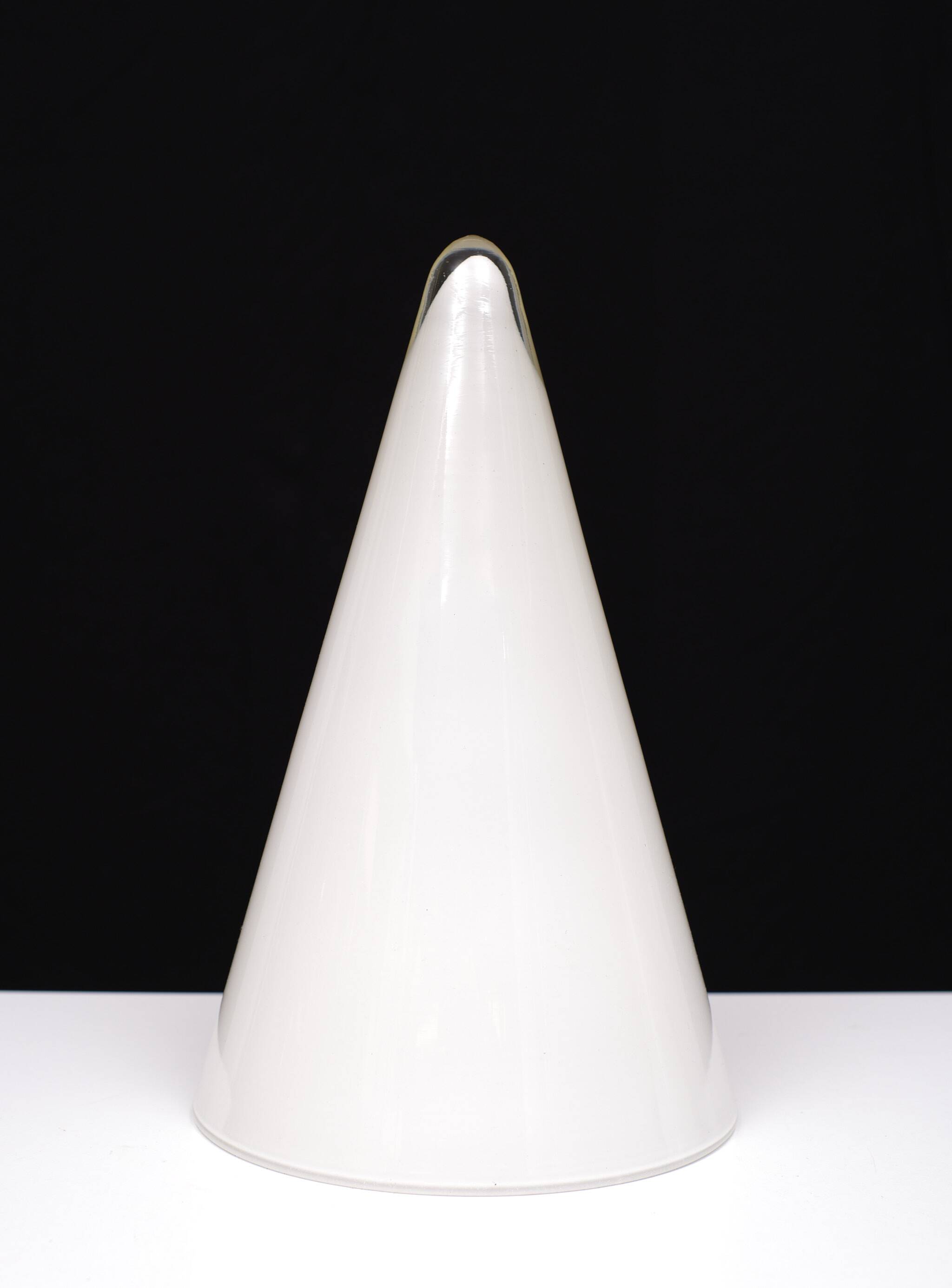 pair Teepee Glass Table Lamps 1970s France