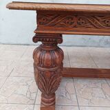 Renaissance style oak table