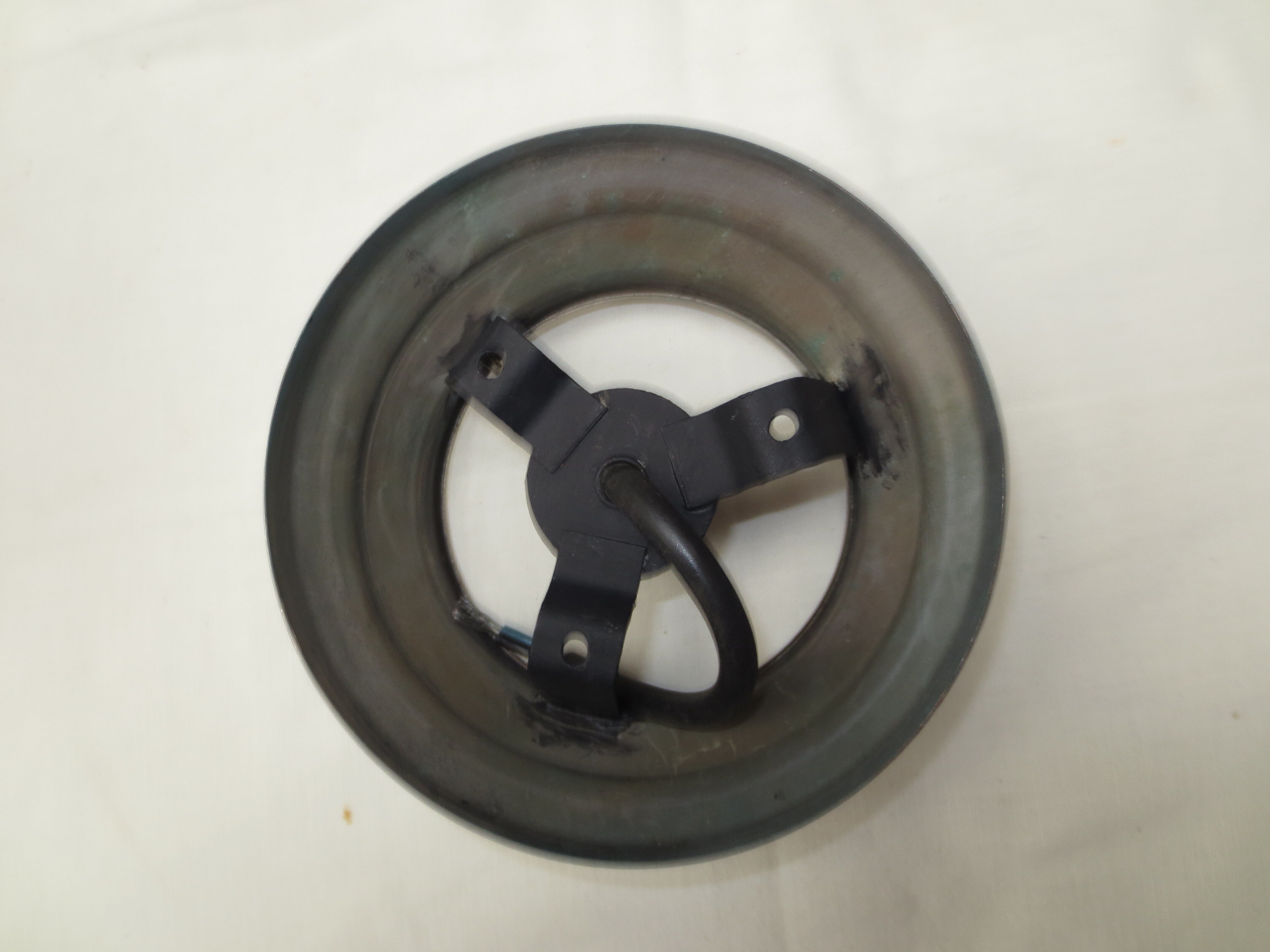 Ceiling lamp or wall sconce, in white opaline