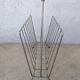 Vintage metal magazine holder 50s