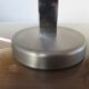Space age lamp in brushed metal and chromed metal 1970