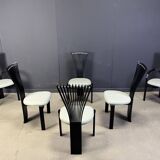 Totem chairs by Torstein Nilsen for Westnofa, 1980s set of 6