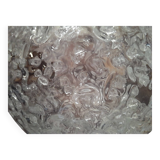 Paire d'appliques laiton et verre 60'