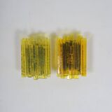Ensemble d'appliques danoises Veega 1420 (jaune) par Claus Bolby pour Cebo, 1960