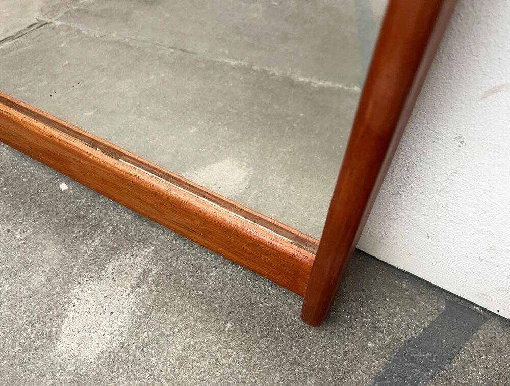 Teak mirror from the mid-century, 1960s
