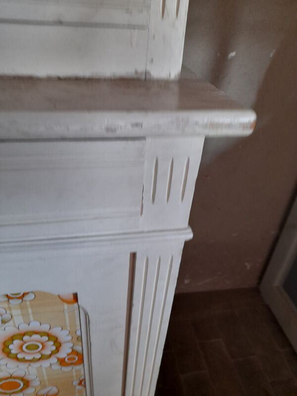 Buffet 2 corps parisien en sapin année 50