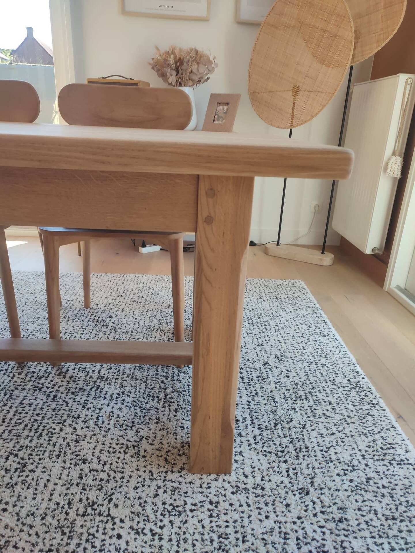 Table de ferme 2m20 chêne massif