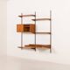 Kai Kristiansen teak wall unit with a desk, FM Mobler 1960s