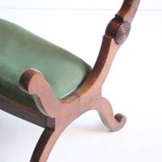 Tabouret et chaise de prière transformables victoriens pour prie-Dieu