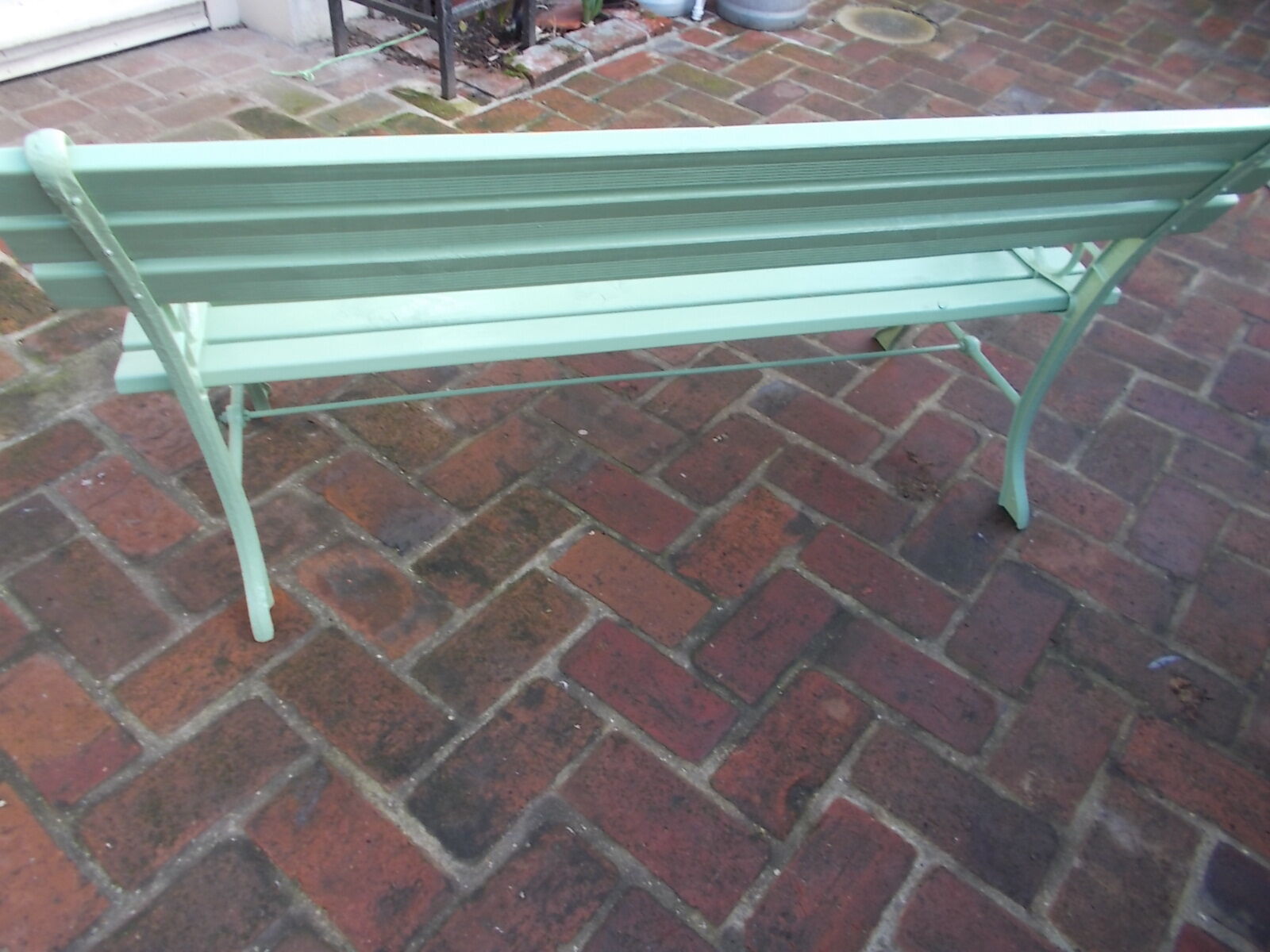 Cast iron garden bench