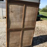 Notary furniture cabinet with curtains