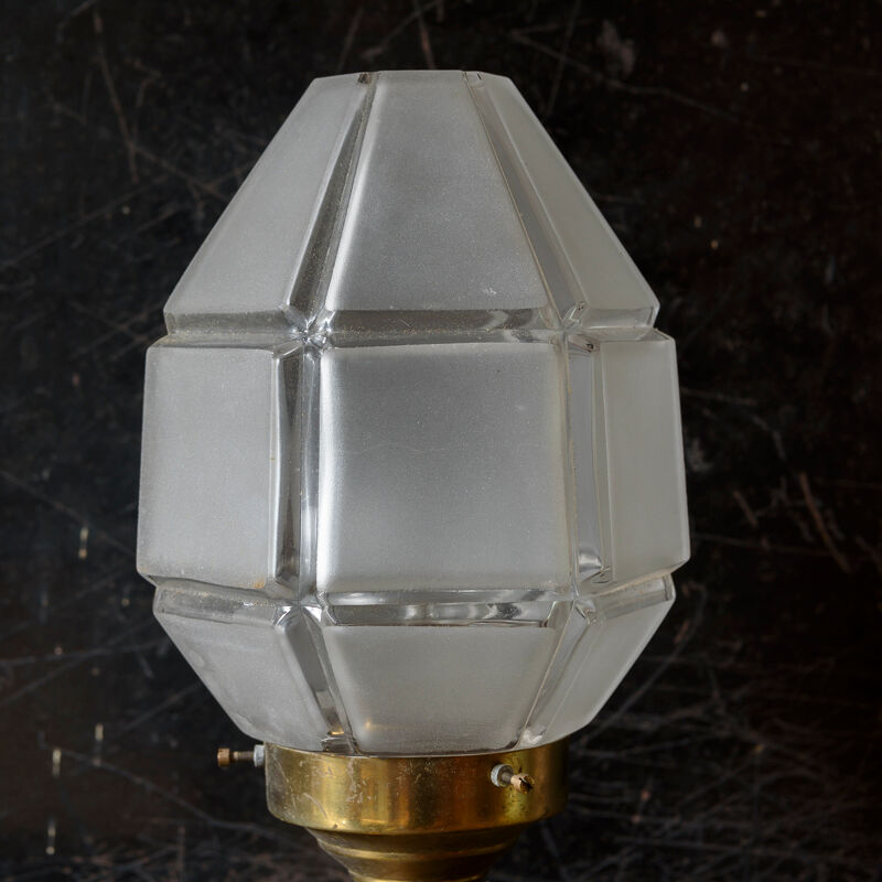Polished glass ceiling light