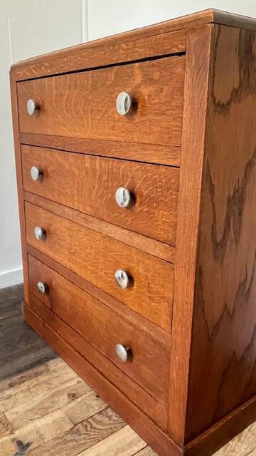 COMMODE Art Déco CHENE Massif