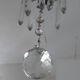 Crystal and bronze balloon chandelier 19th century