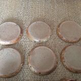 6 stoneware coffee cups