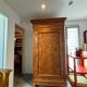 Elm burl cabinet
