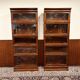 Classic English Globe Wernicke stackable barrister Bookcase
