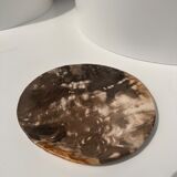 Dish in petrified wood