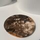 Dish in petrified wood