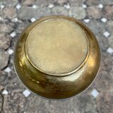 Vintage handcrafted brass vase