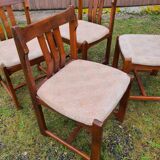 Set of 4 Scandinavian style chairs 1960