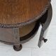 1930s, Scandinavian side cabinet, dark oak wood.
