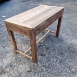 Bureau en bois massif bicolore