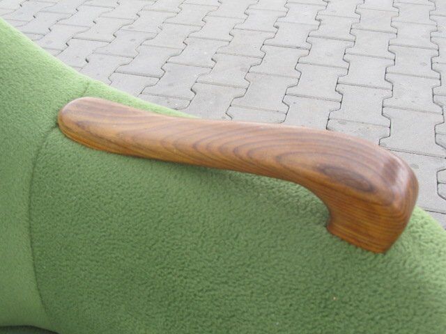 Sofa Orange organic Danish 50s/60s