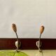 Vintage wooden wall coat rack - 6 hooks