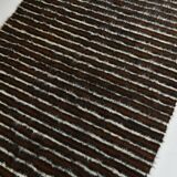 %100 Wool Handwoven Turkish Vintage Kilim Rug, 136x196 Cm