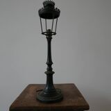 Pair of Bronze French Table Lamps in the Form of Street Lanterns