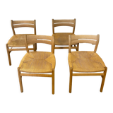 Lot de chaises BM1 par Borge Mogensen