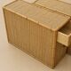 Pair of side tables / Bamboo and cane bar furniture (1970s)