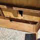 Oak farmhouse coffee table nineteenth century 160cm 2 drawers