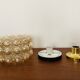 Large Bubble Glass Wall Lamp or Flush Light by Helena Tynell for Glashütt