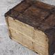 Chest or travel trunk in wood and wrought iron, 18th century