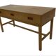 Buffet bas compact vintage en chêne, style années 70.