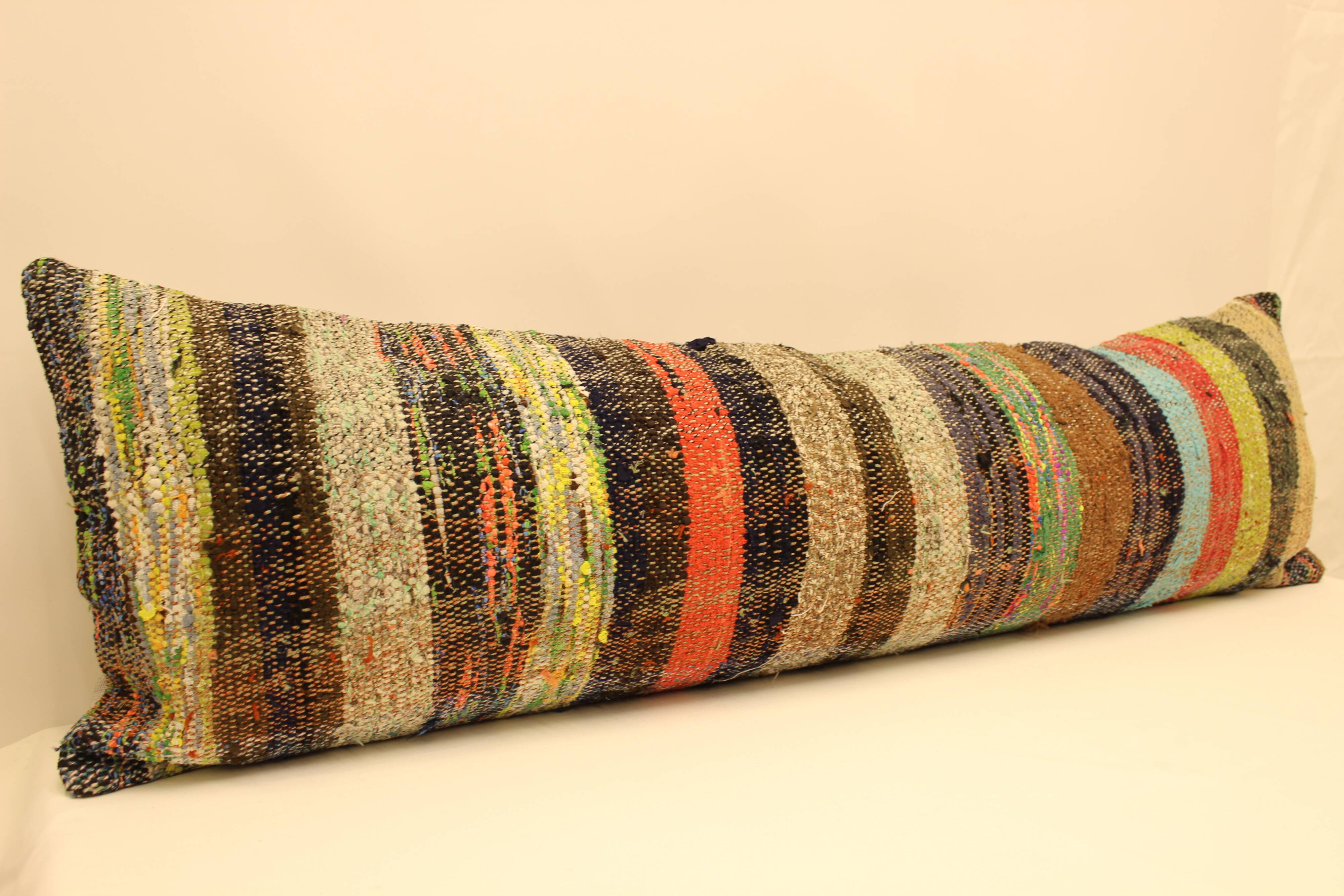 Turkish kilim cushion, 35x120 cm, by-660