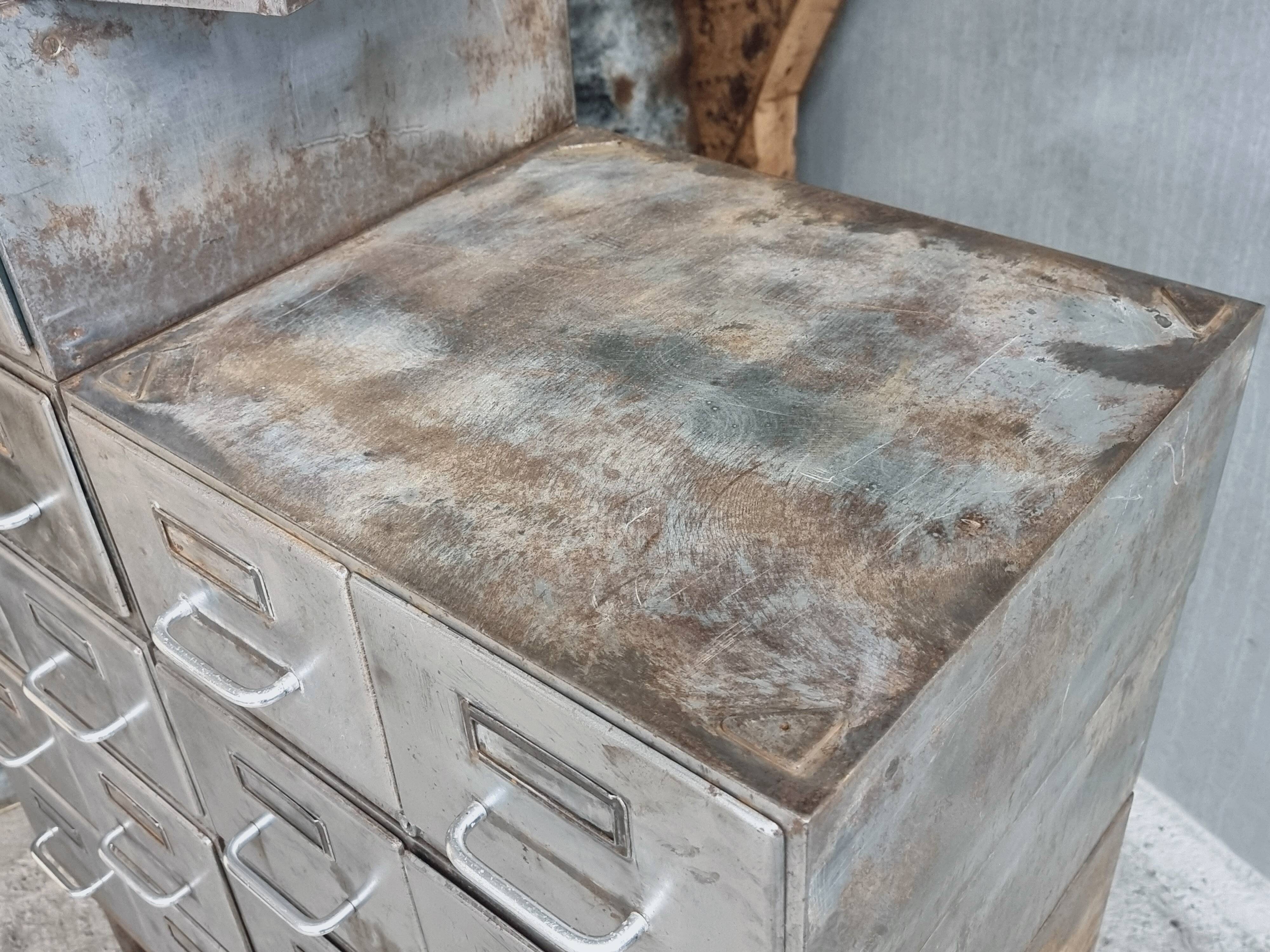 Industrial drawer cabinet filing cabinet hobby cabinet made of iron