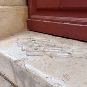 Lot de 10 portes couteaux en cristal de Daum