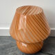 Pair of blown glass bedside lamps, Murano style, 1980s