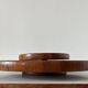 Large rotating teak platter Denmark Digsmed 1970