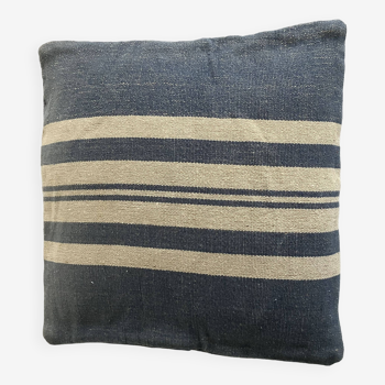 Cushion, country style, blue model