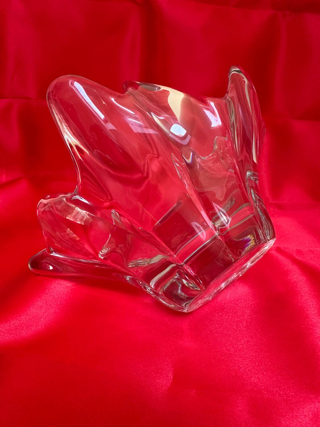 DAUM pocket emptier - Antique crystal