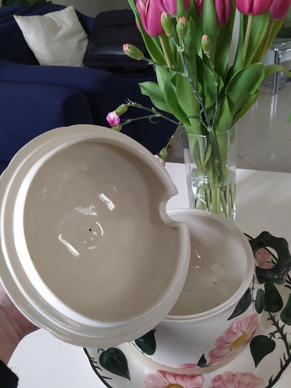 Wild Rose Villeroy & Boch soup dish and plate